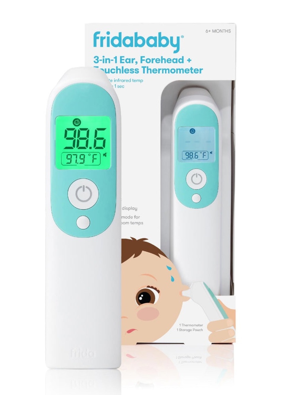 Frida Baby 3-in-1 Touchless Infrared Forehead Thermometer